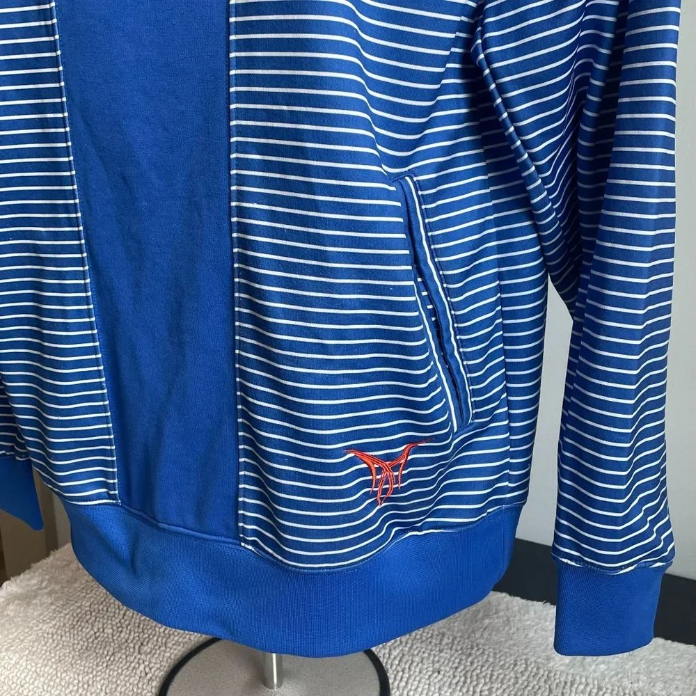 NIKE JORDAN CARMELLO ANTHONY MELO PULLOVER STRIPE HOODIE MEN'S SIZE LARGE - Picture 3 of 8